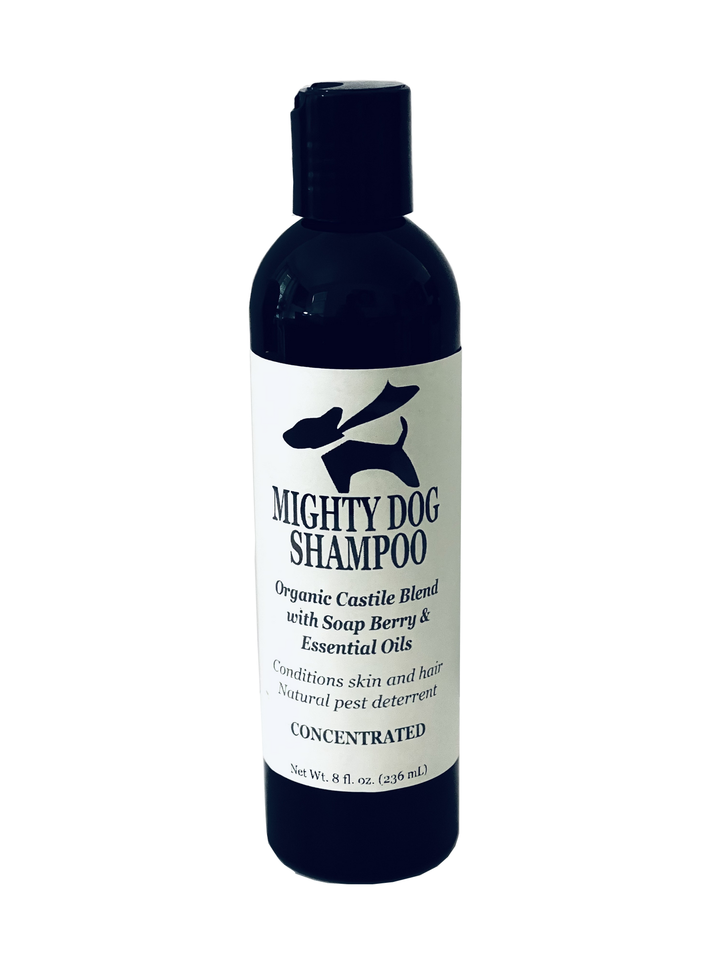 Mighty Dog Shampoo | Ultra-Concentrate Pure Castile, Rich Soapberry Lather & Bug-Deterrent Botanicals